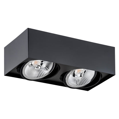 Rodos Plus plafondlamp Zwart