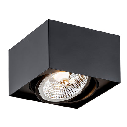 Rodos Plus plafondlamp Zwart