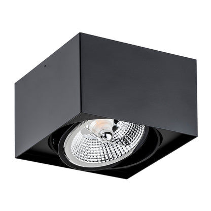 Rodos Plus plafondlamp Zwart