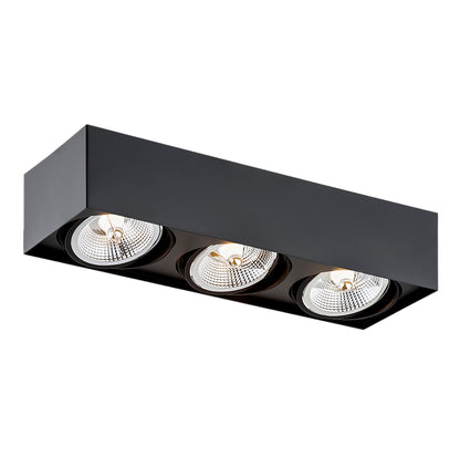 Rodos Plus plafondlamp Zwart