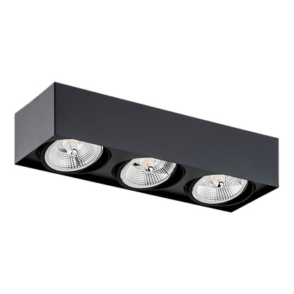 Rodos Plus plafondlamp Zwart