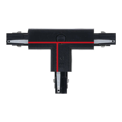 Lumexa 3-fase rail T-connector links-1 zwart toepassing