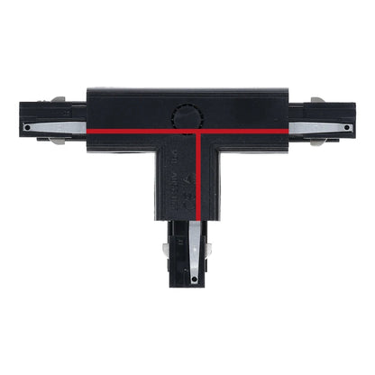 Lumexa 3-fase rail T-connector rechts-1 zwart toepassing