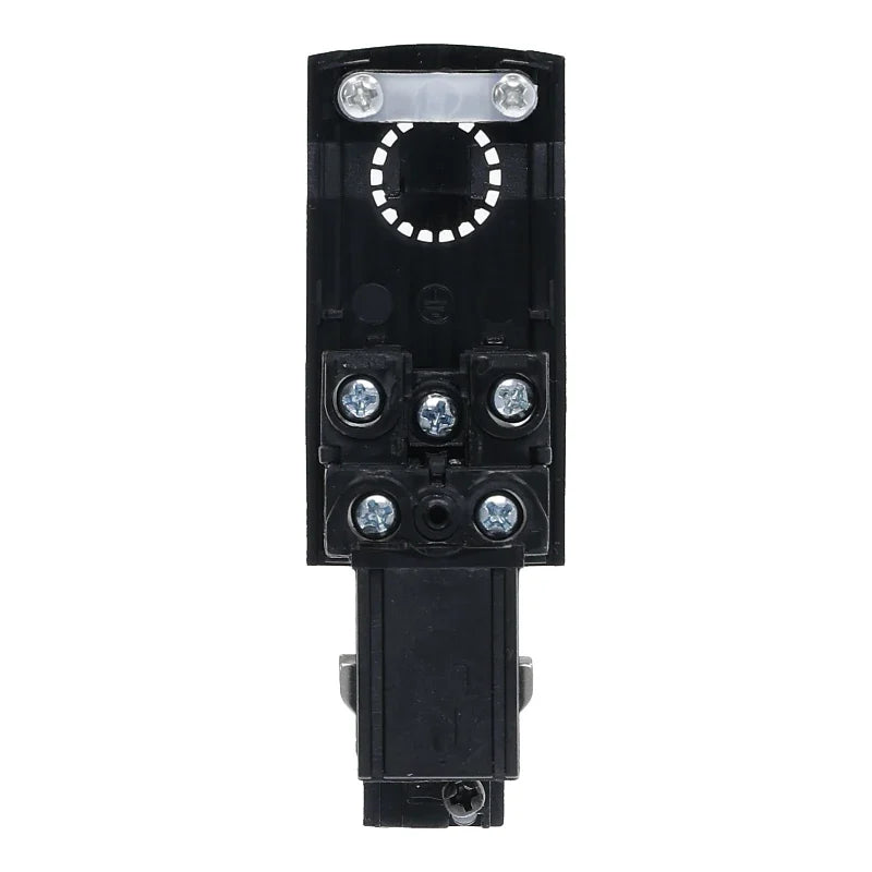 Lumexa 3-fase rail power connector links zwart
