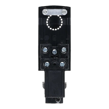 Lumexa 3-fase rail power connector links zwart