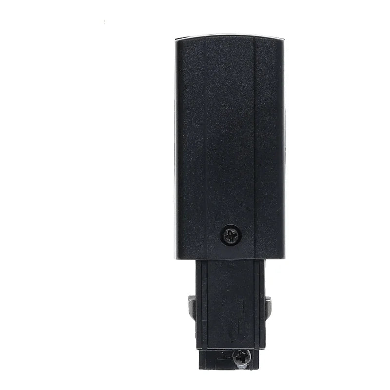 Lumexa 3-fase rail power connector links zwart detail