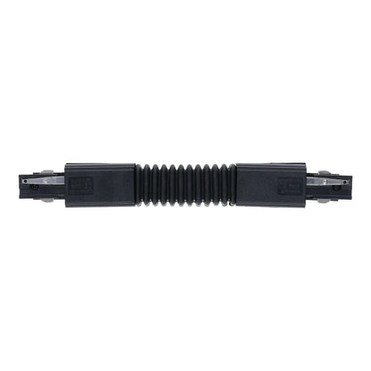 Lumexa 3-fase rail flexibele connector zwart zijaanzicht