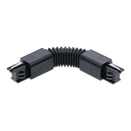 Lumexa 3-fase rail flexibele connector zwart montage