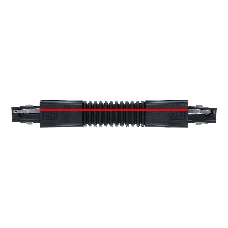 Lumexa 3-fase rail flexibele connector zwart toepassing
