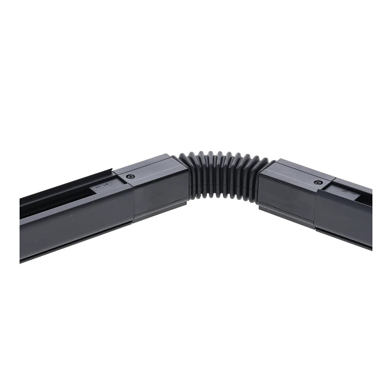 Lumexa 3-fase rail flexibele connector zwart afmetingen