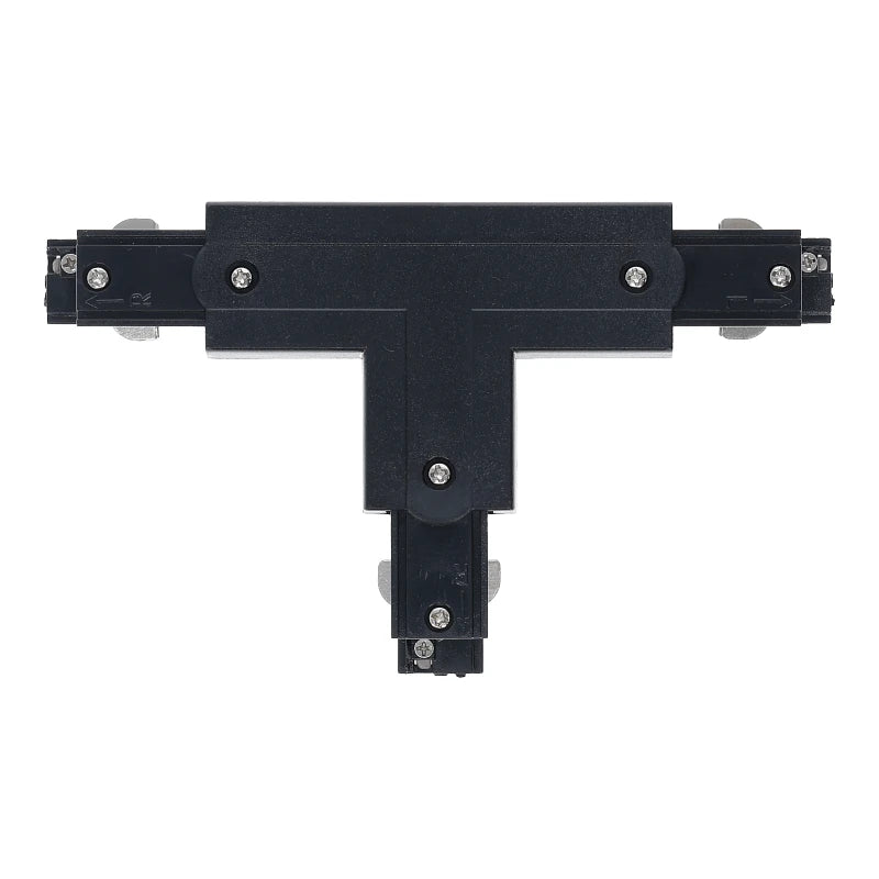 Lumexa 3-fase rail T-connector rechts-2 zwart detail