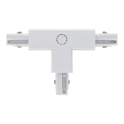 Lumexa 3-fase rail T-connector rechts-1 wit zijaanzicht