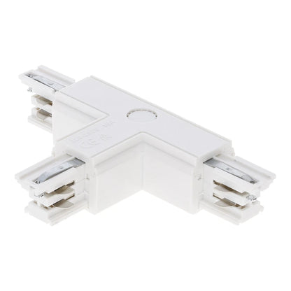 Lumexa 3-fase rail T-connector rechts-1 wit montage
