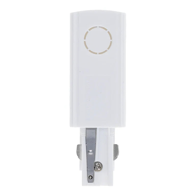 Lumexa 3-fase rail power connector links wit aansluiting