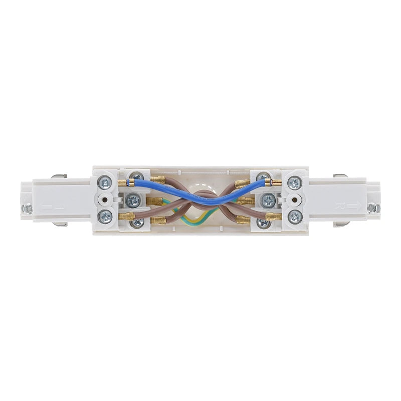 Lumexa 3-fase rail I-connector wit vooraanzicht