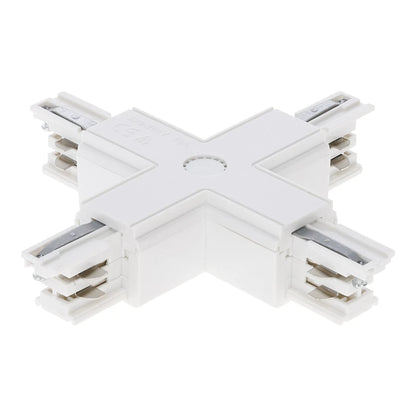 Lumexa 3-fase rail X-connector wit montage