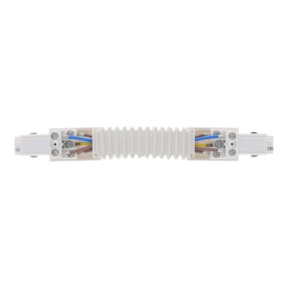 Lumexa 3-fase rail flexibele connector wit vooraanzicht
