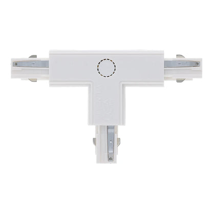 Lumexa 3-fase rail T-connector rechts-2 wit zijaanzicht
