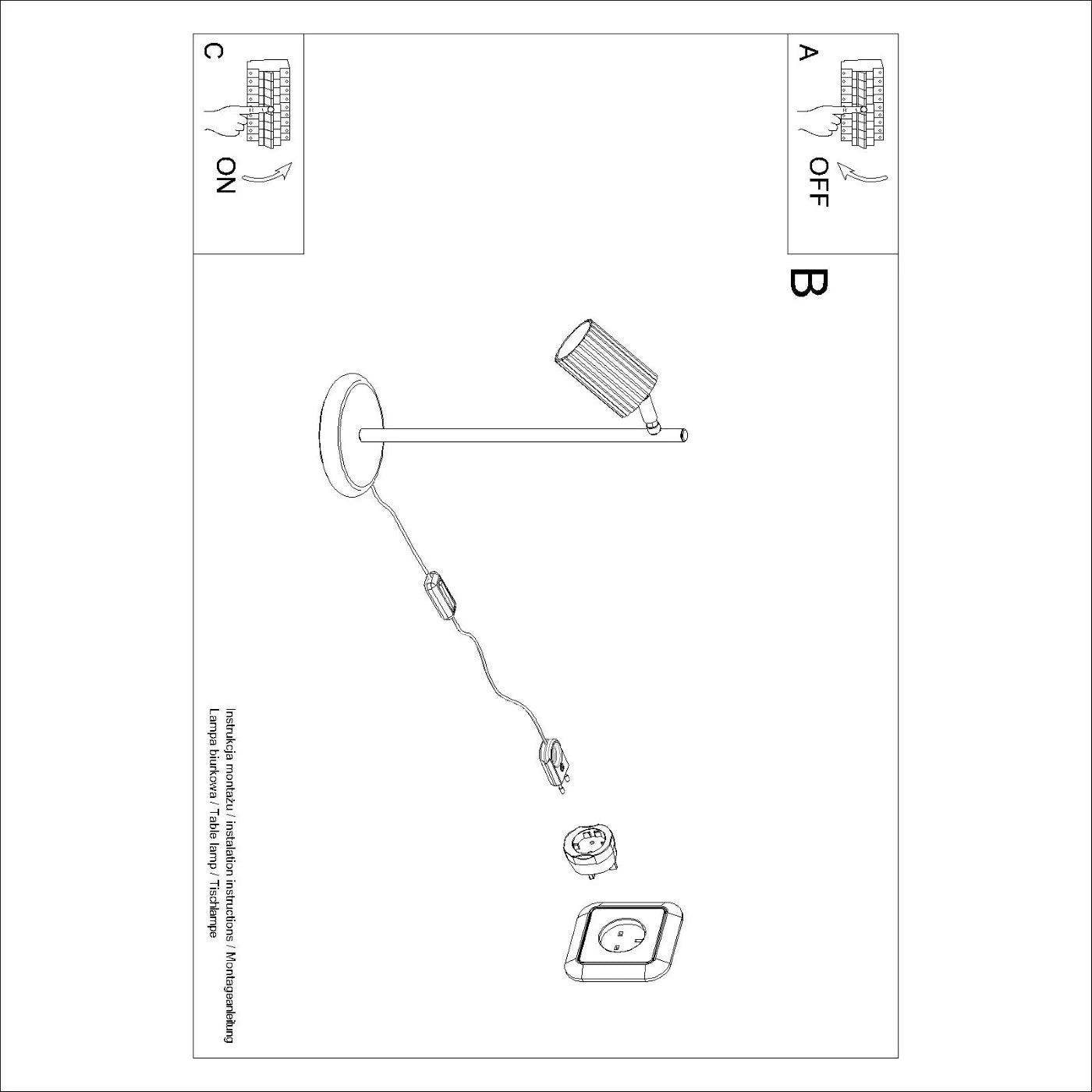 Ribba | beige table lamp GU10