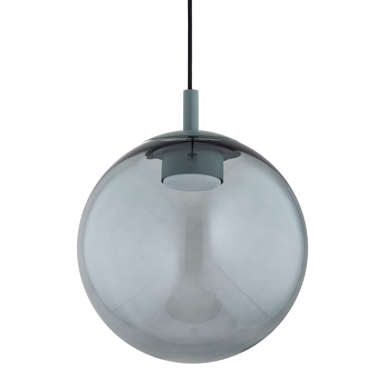 Sacramento hanglamp Rookglas-flessengroen