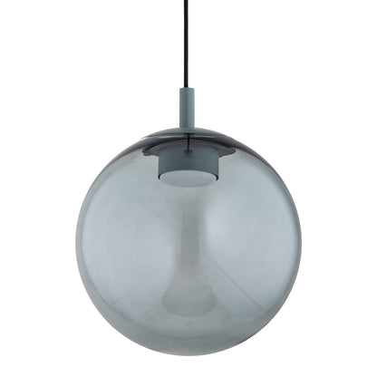 Sacramento hanglamp Rookglas-flessengroen