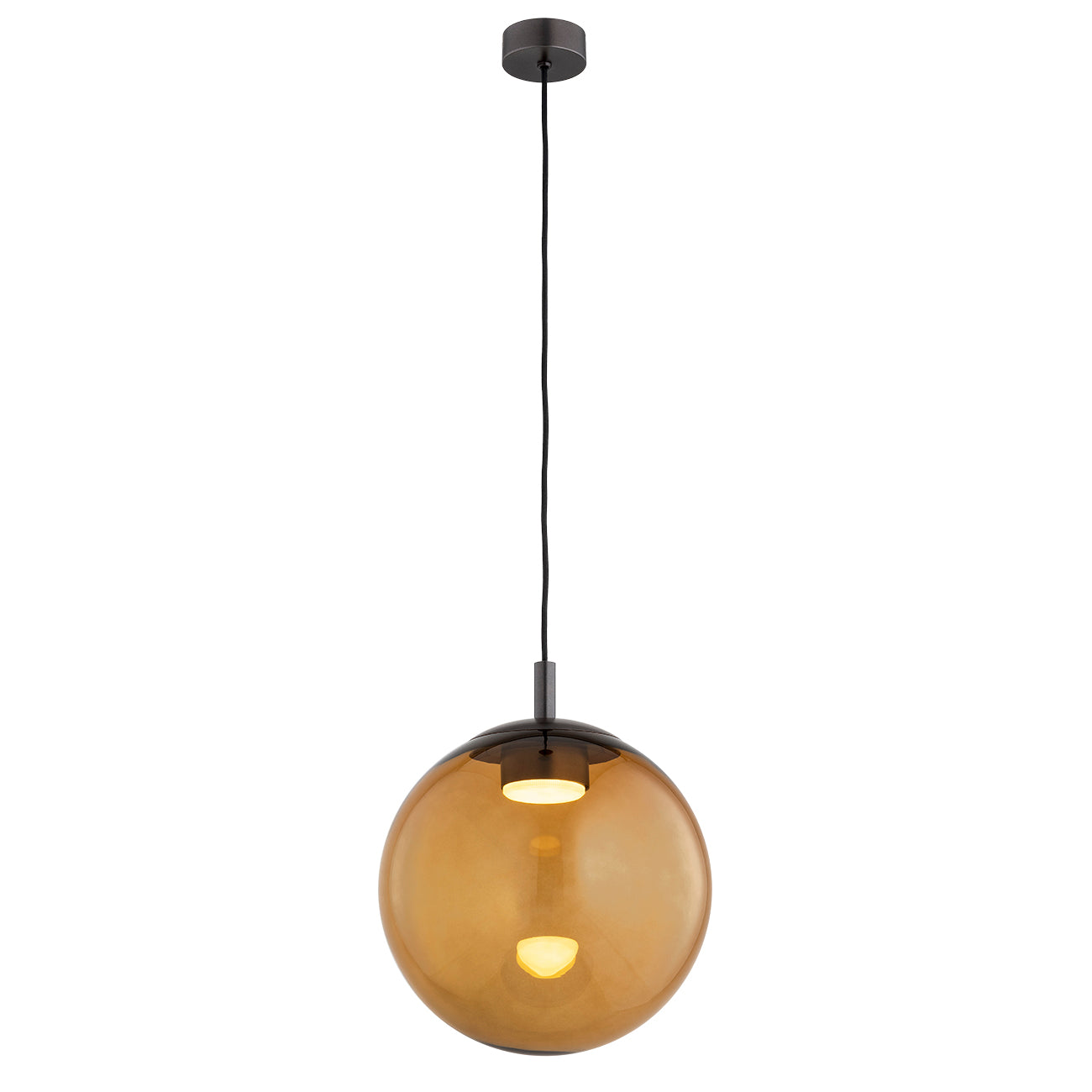Sacramento hanglamp Amber-titanium