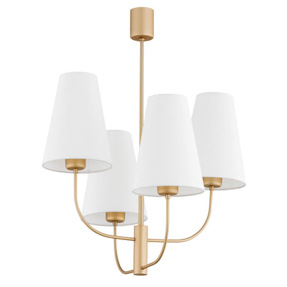 Safiano wit-goud glamour kroonluchter sfeerfoto 4