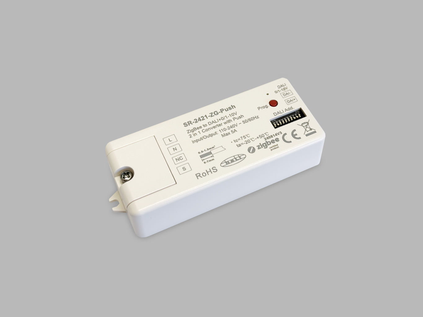 LED2 SR-2421-ZG-Push ZigBee push controller inbouw