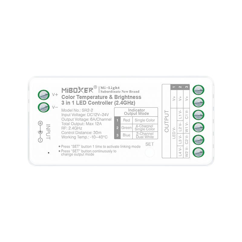 Mi-Light 3-in-1 LED strip controller SR2-2