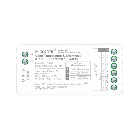 Mi-Light 3-in-1 LED strip controller SR2-2