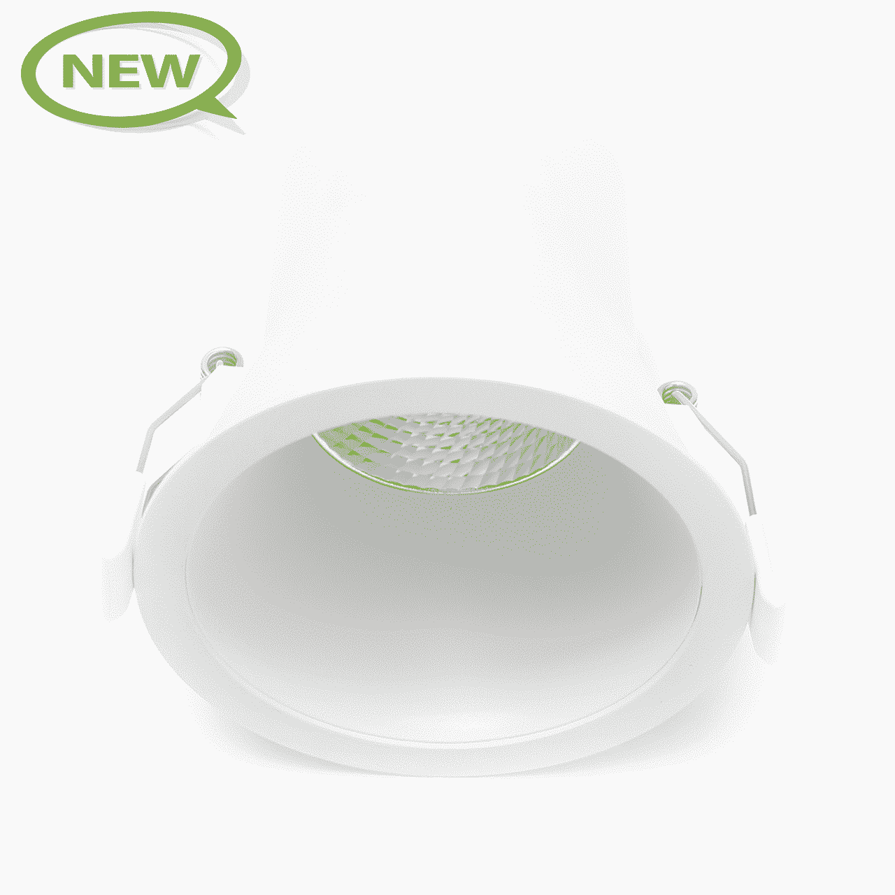 Solano LED recessed spotlight 9W CCT dimmable IP44 black/white