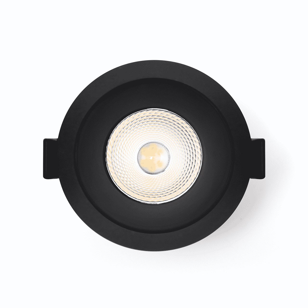 Solano LED recessed spotlight 9W CCT dimmable IP44 black/white