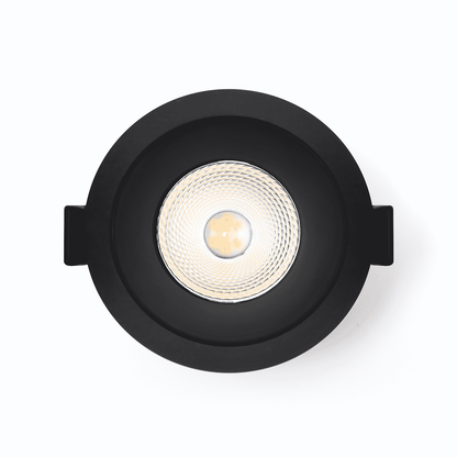 Solano LED recessed spotlight 9W CCT dimmable IP44 black/white