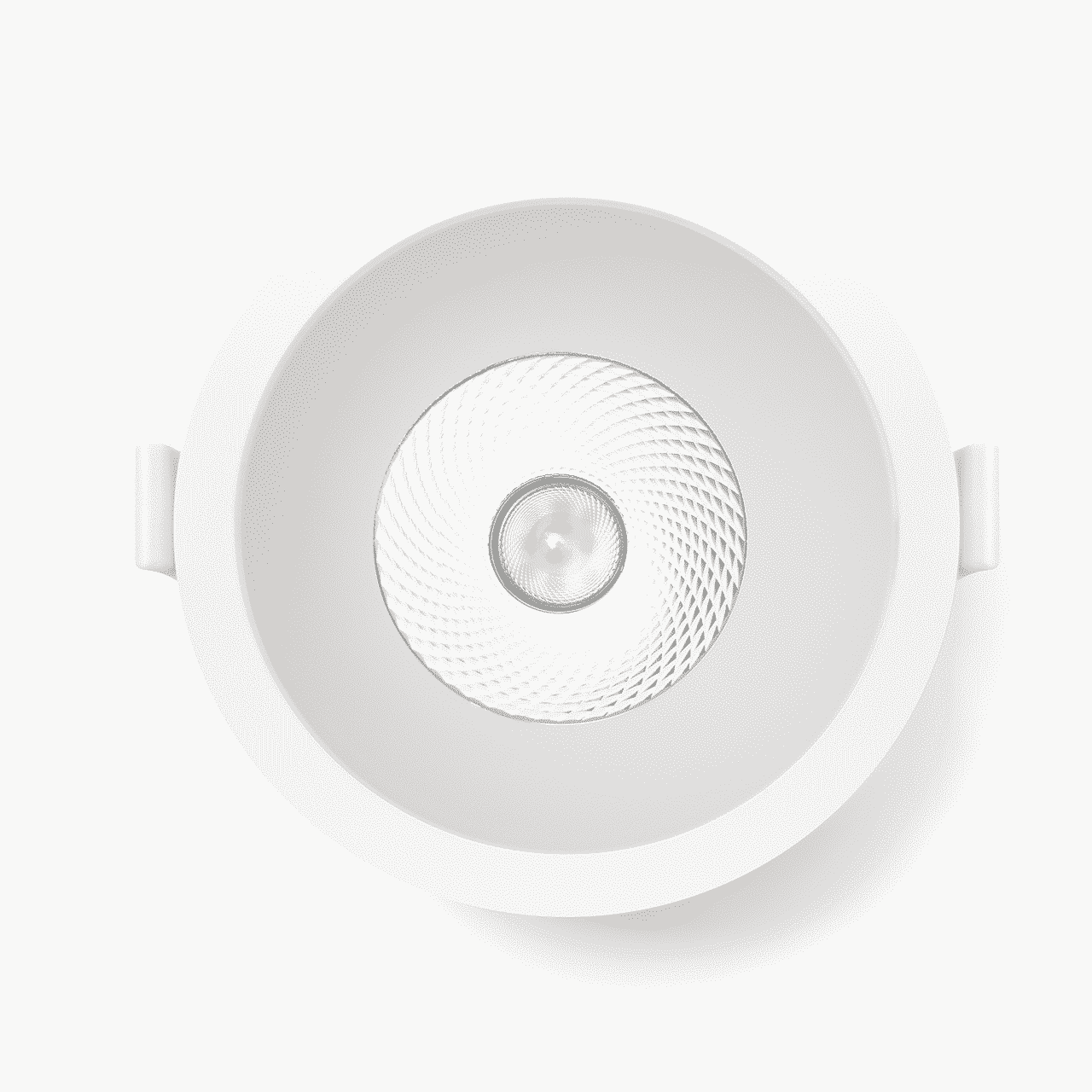 Solano LED recessed spotlight 9W CCT dimmable IP44 black/white