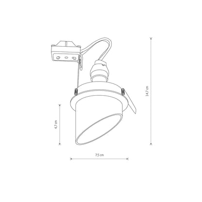 Solta Round Recessed Spotlight