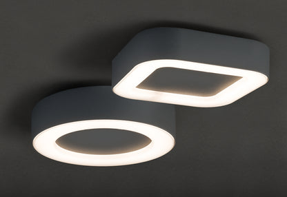 Strato LED Outdoor Ceiling Light Graphite 12W IP54