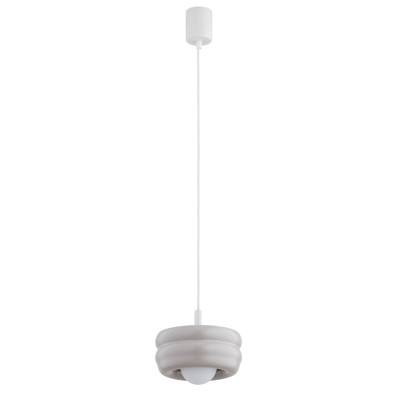 Tevo hanglamp Zandkleur-opaal