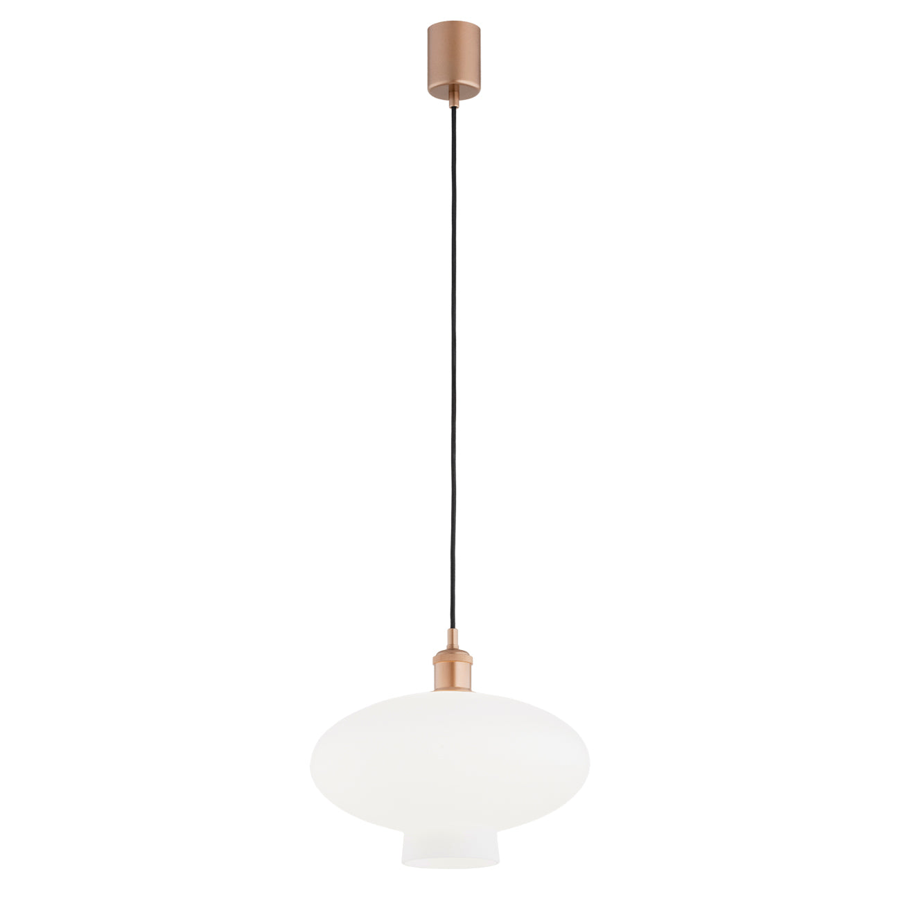 Tresco hanglamp Opaal-koper
