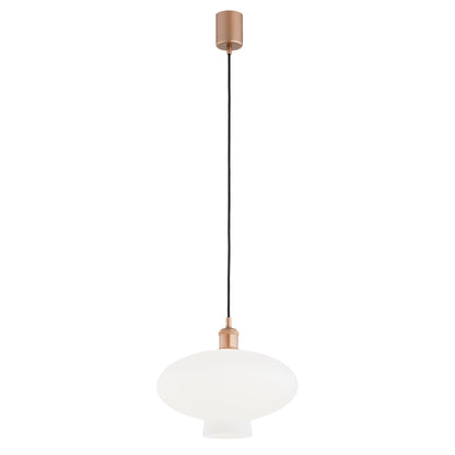 Tresco hanglamp Opaal-koper