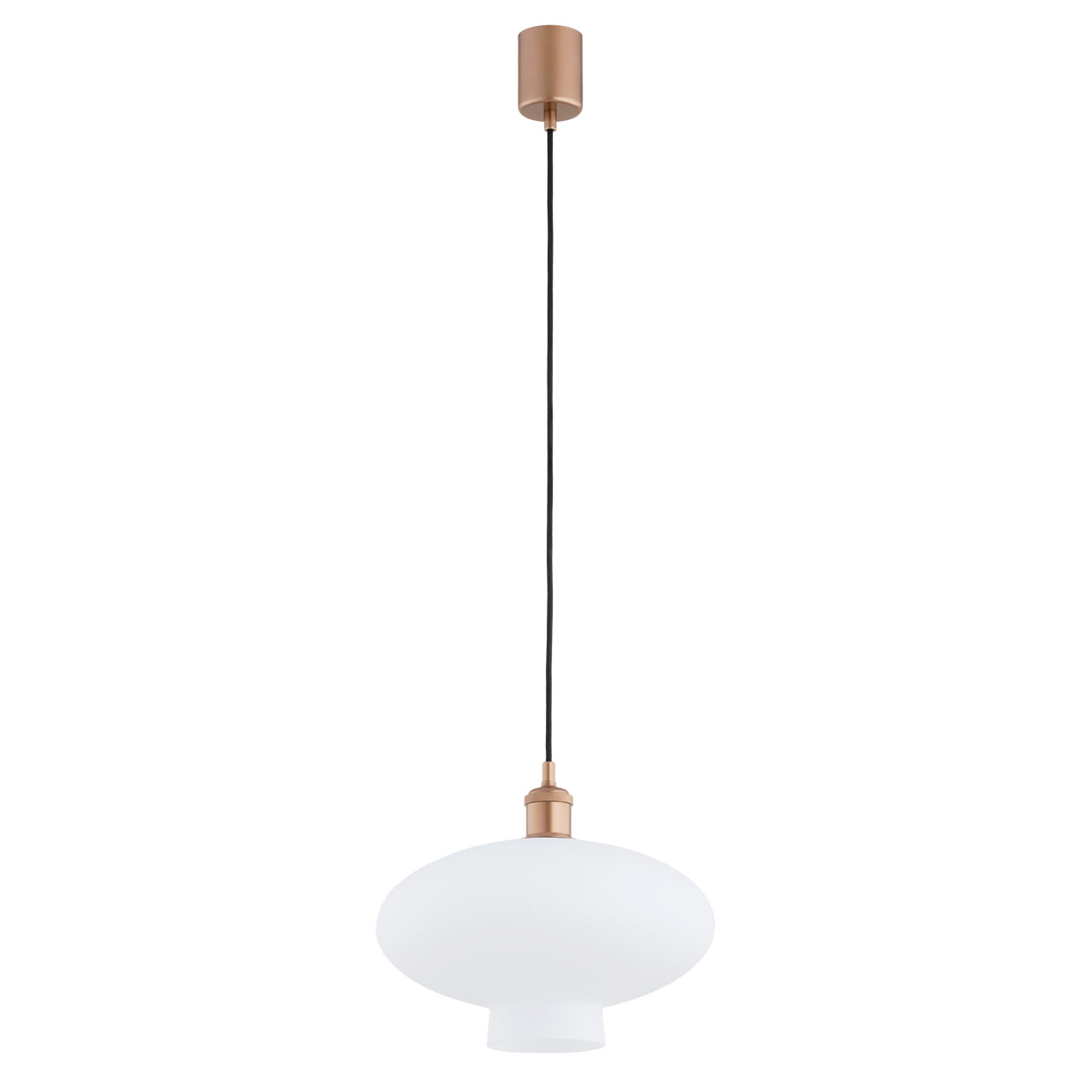 Tresco hanglamp Opaal-koper