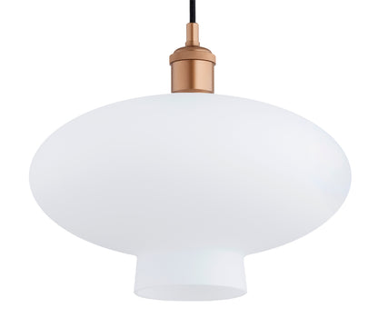 Tresco hanglamp Opaal-koper