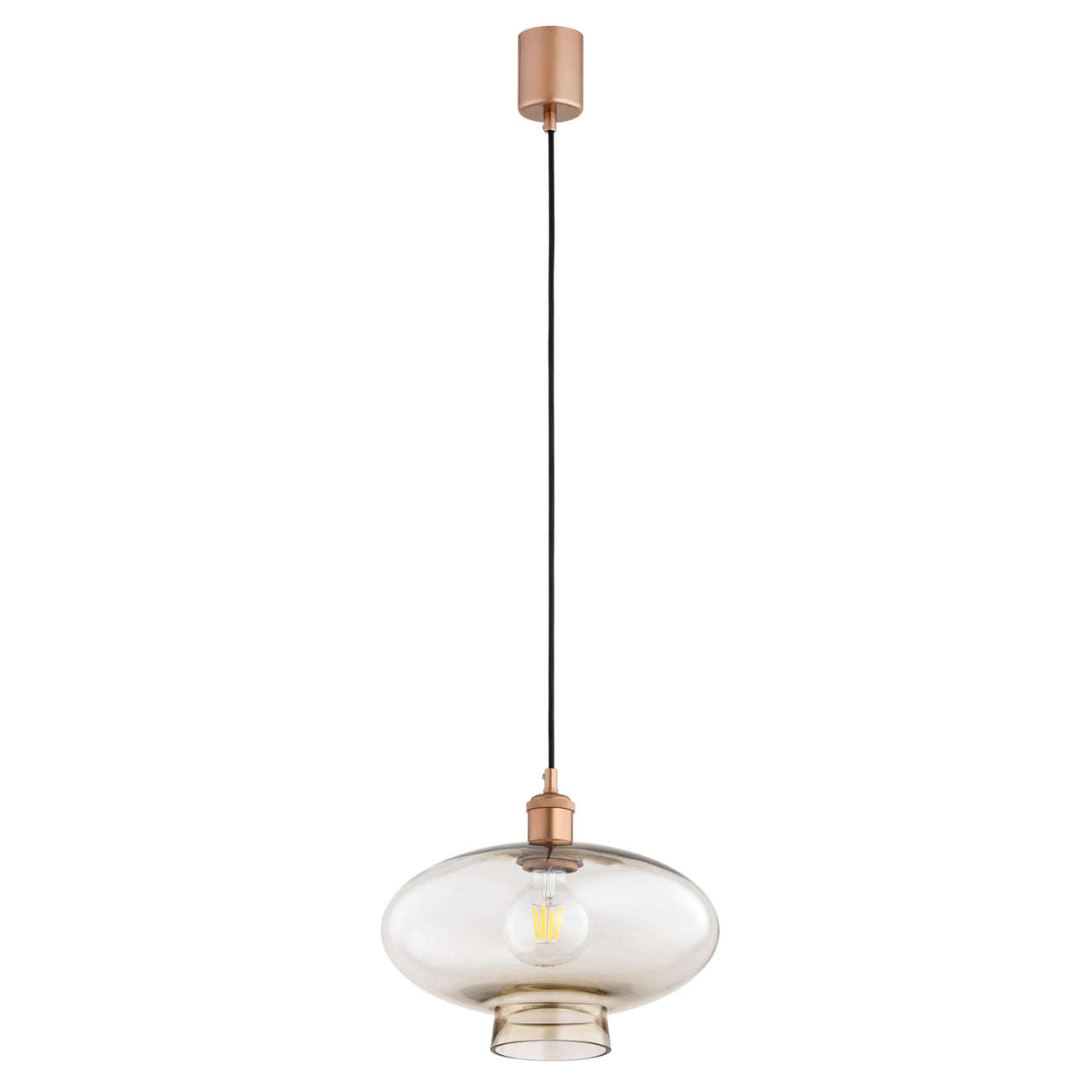 Tresco hanglamp Gerookt champagne