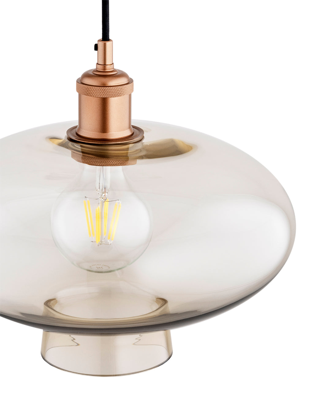 Tresco hanglamp Gerookt champagne