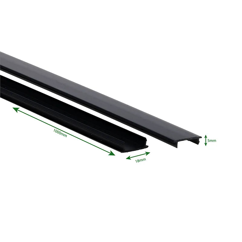 TrackCover | 1-phase track blanking plate | black or white