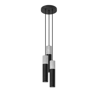 Trio Sphere | 3-light spherical pendant lamp | black or white