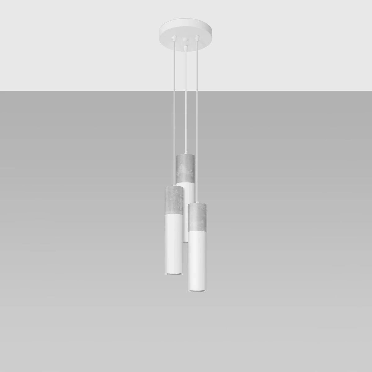 Trio Sphere | 3-light spherical pendant lamp | black or white
