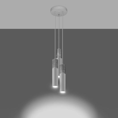 Trio Sphere | 3-light spherical pendant lamp | black or white