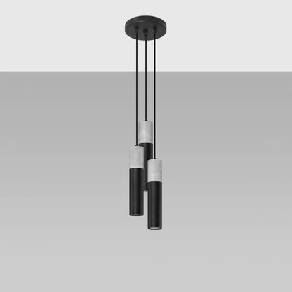 Trio Sphere | 3-light spherical pendant lamp | black or white