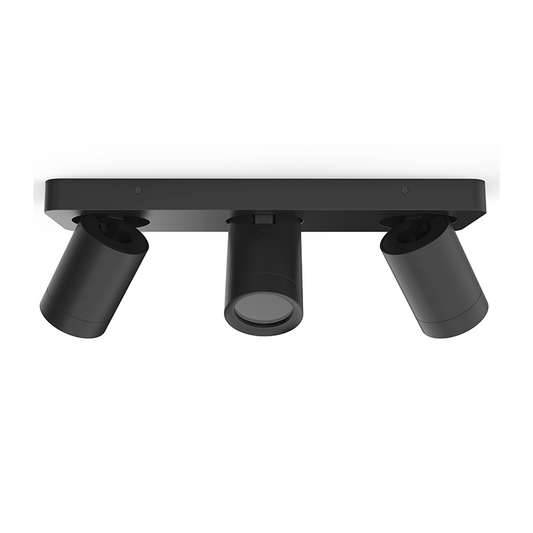 Trivo | 3-spot rectangular surface-mounted spotlight | 3× GU10 IP44