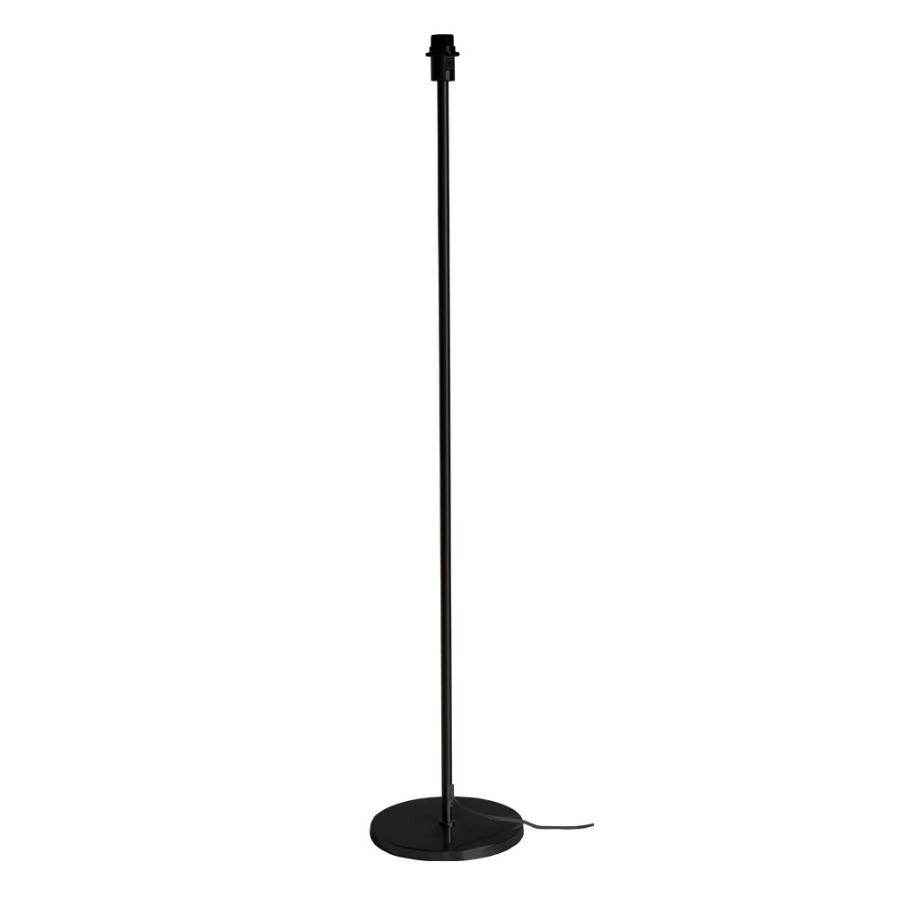 TONDO | vloerlamp | E27 | 139 cm | mat staal of zwart